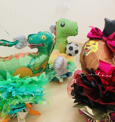 ドールハウス ミニチュア 兎柄角皿&ハンドメイドバスケット（Green  